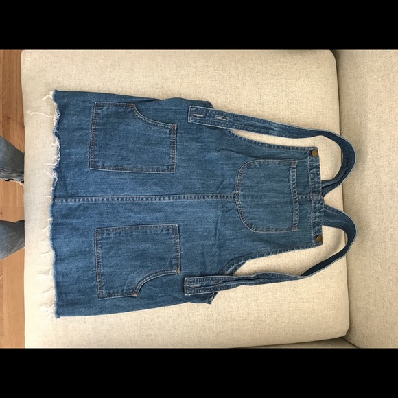 Overall/skirt denim - Picture 3 of 4